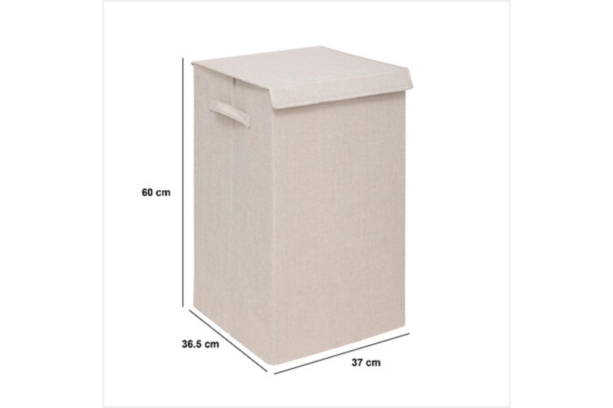 74L LAUNDRY BASKET LIN
