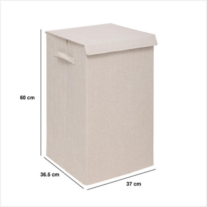 74L LAUNDRY BASKET LIN