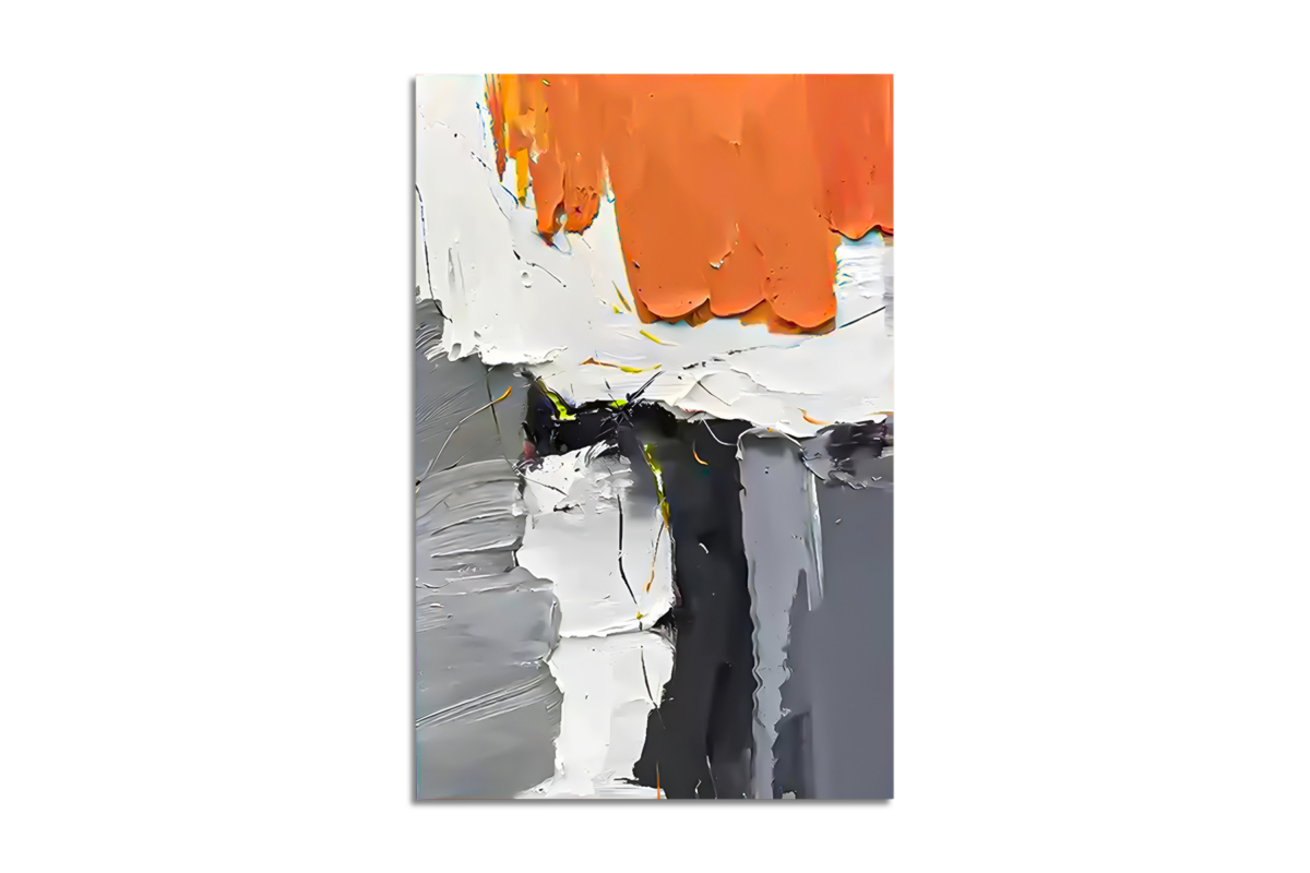 HEAVY TEXTURED COLORFUL ABSTRA
