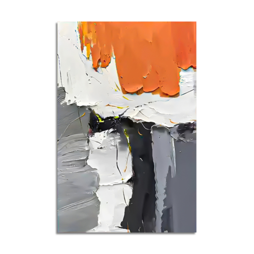 HEAVY TEXTURED COLORFUL ABSTRA HEAVY TEXTURED COLORFUL ABSTRA