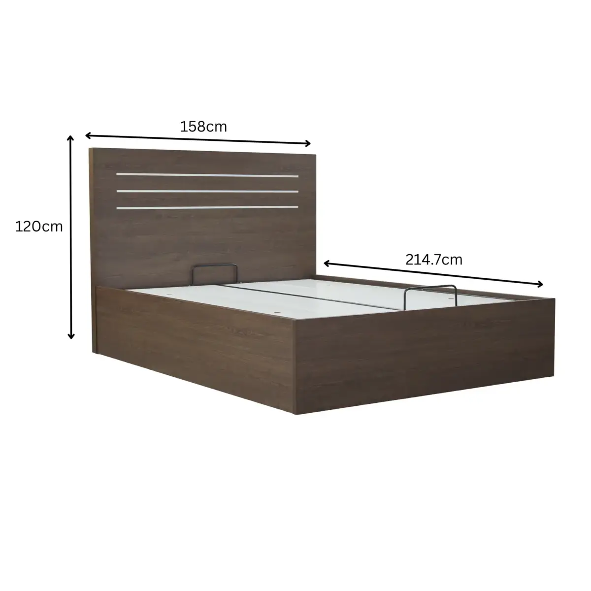 A1021-HD 5FT 387005 (2)-dimensions Mijas Bed