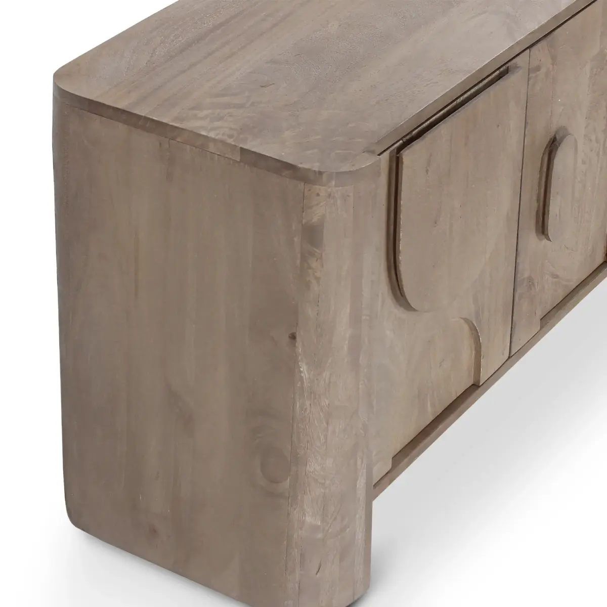 TV STAND 4-DOORS WOOD