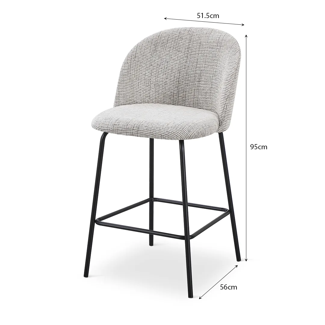 BC-2339-UF895-45-1 KAVA Bar Stool