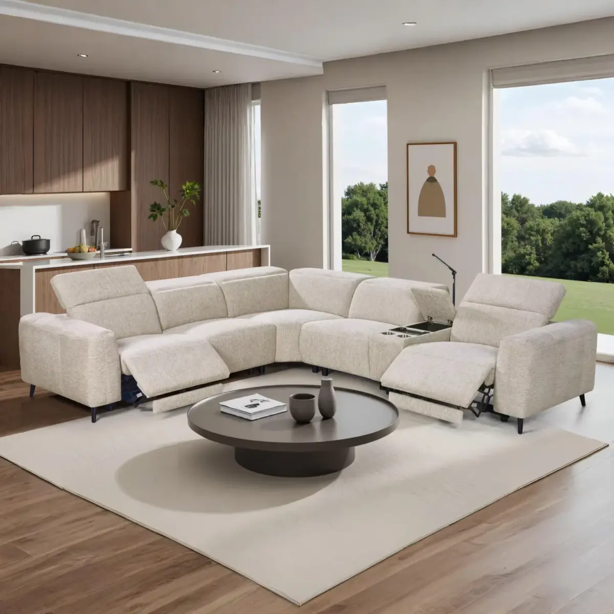 SERBELE Corner Recliner