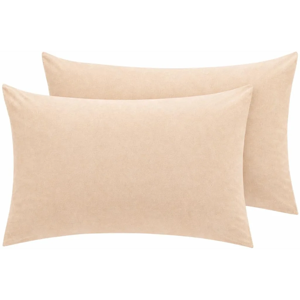 100% Cotton Pillow Cases 50x70cm (Set of 2)