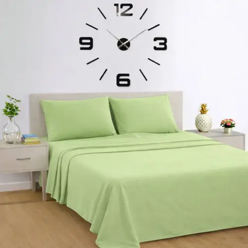 100% Cotton Bed Sheet Set 6 Ft – 4 Piece Bedding Set