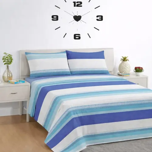 COTTON BED SHEETS SET 6.0 FT