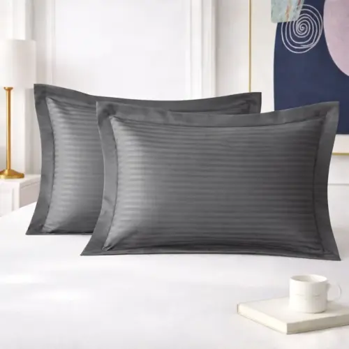 100% Cotton Sateen Pillow Cases 50 × 70 cm – Set of 2 100% Cotton Sateen Pillow Cases 50 × 70 cm – Set of 2
