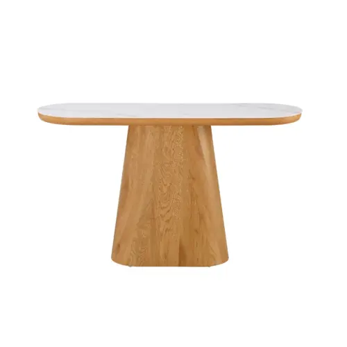 CT-25145 SNOW WH+OAK (1) MORAN Console