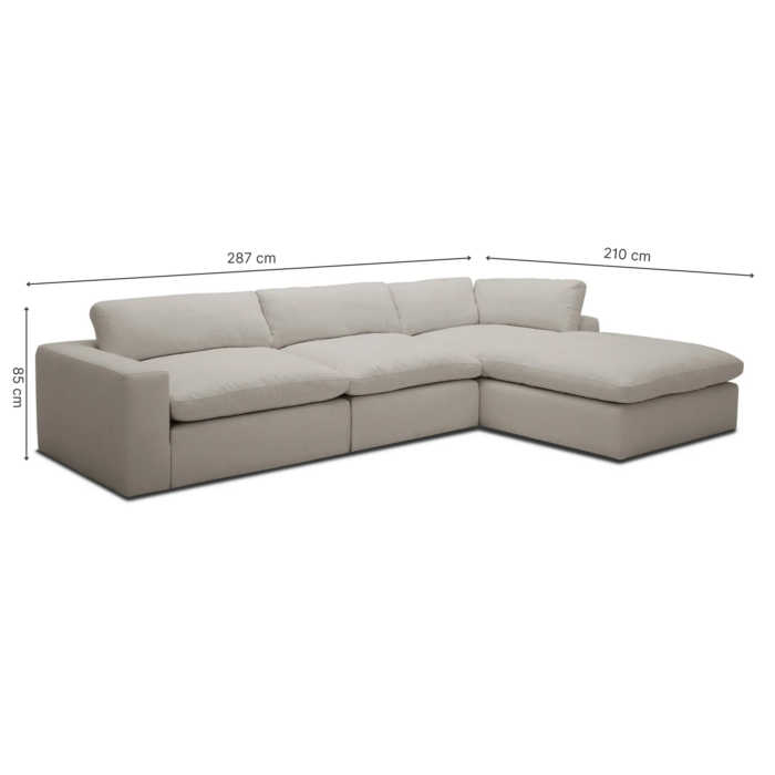 DELY Right Corner Sofa