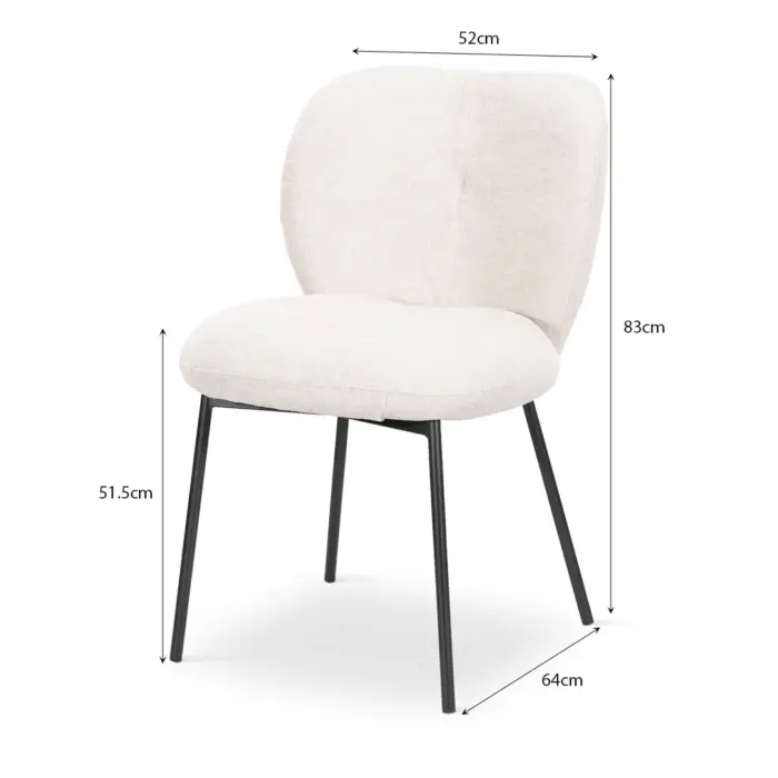 DC-3150-UF890-26-8 CAPRESO Dining Chair