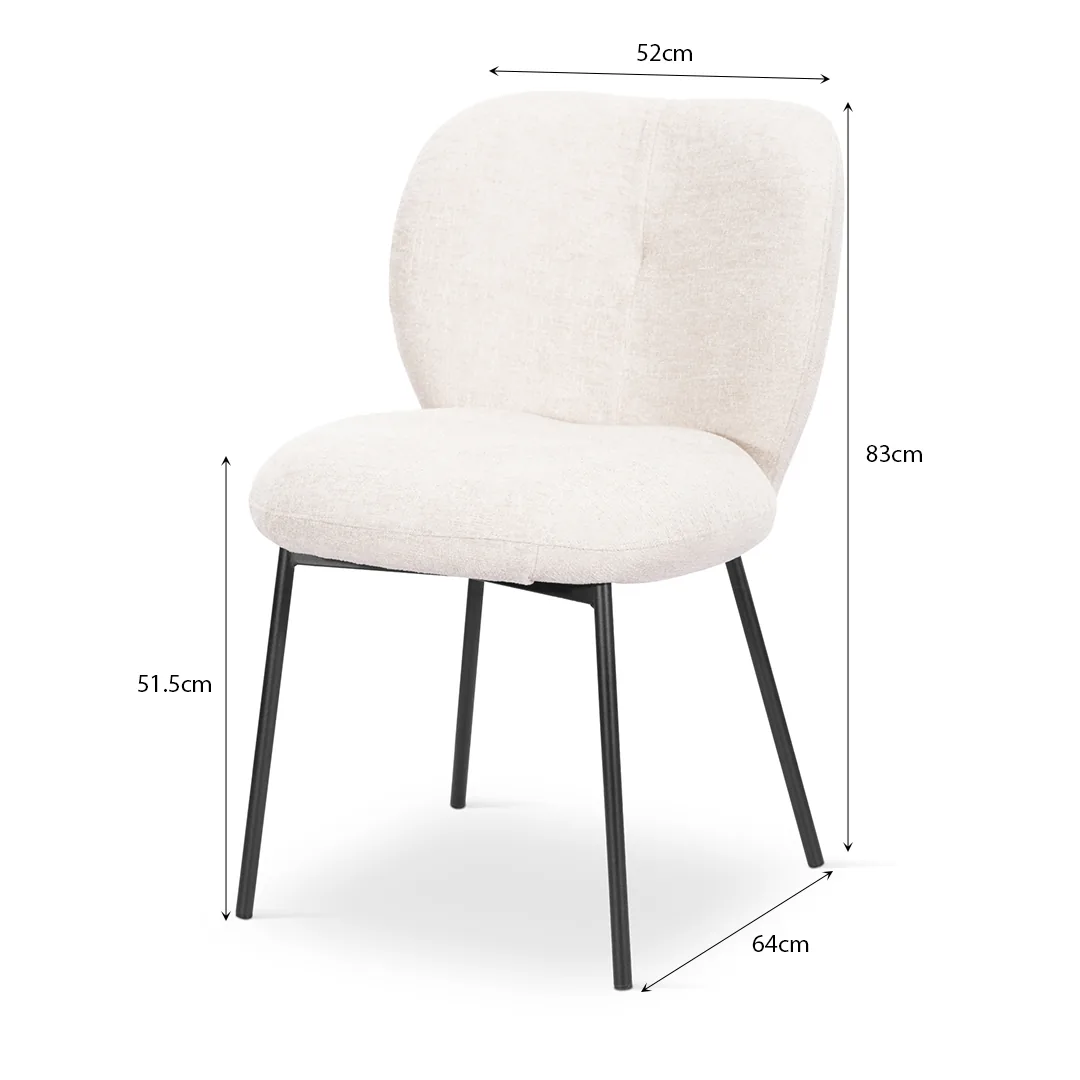 DC-3150-UF890-26-8 CAPRESO Dining Chair