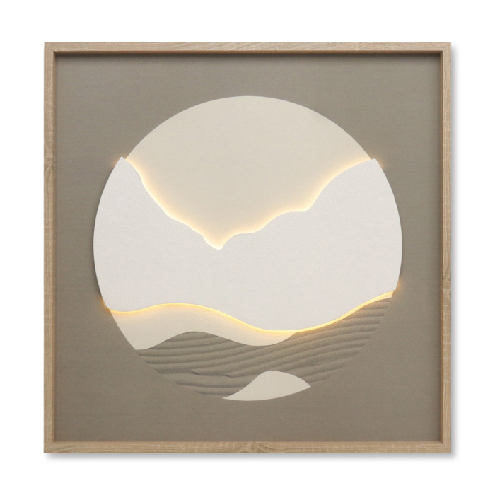 FRAMED PAINTING WITH LED