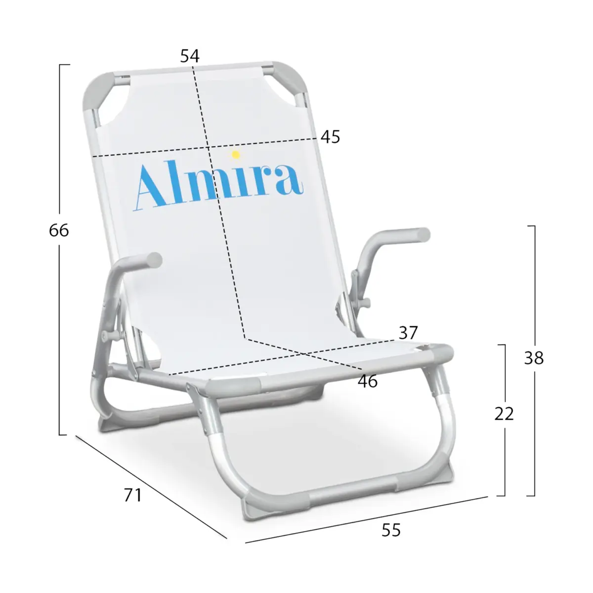 HM5053.03 0614028 (3) ALMIRA Outdoor Folding Chair