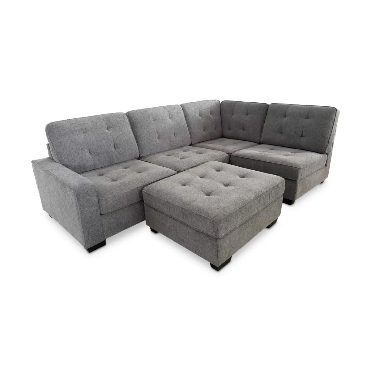 IHL058-R-CRN-GREY-3 CUCHER Corner Sofa