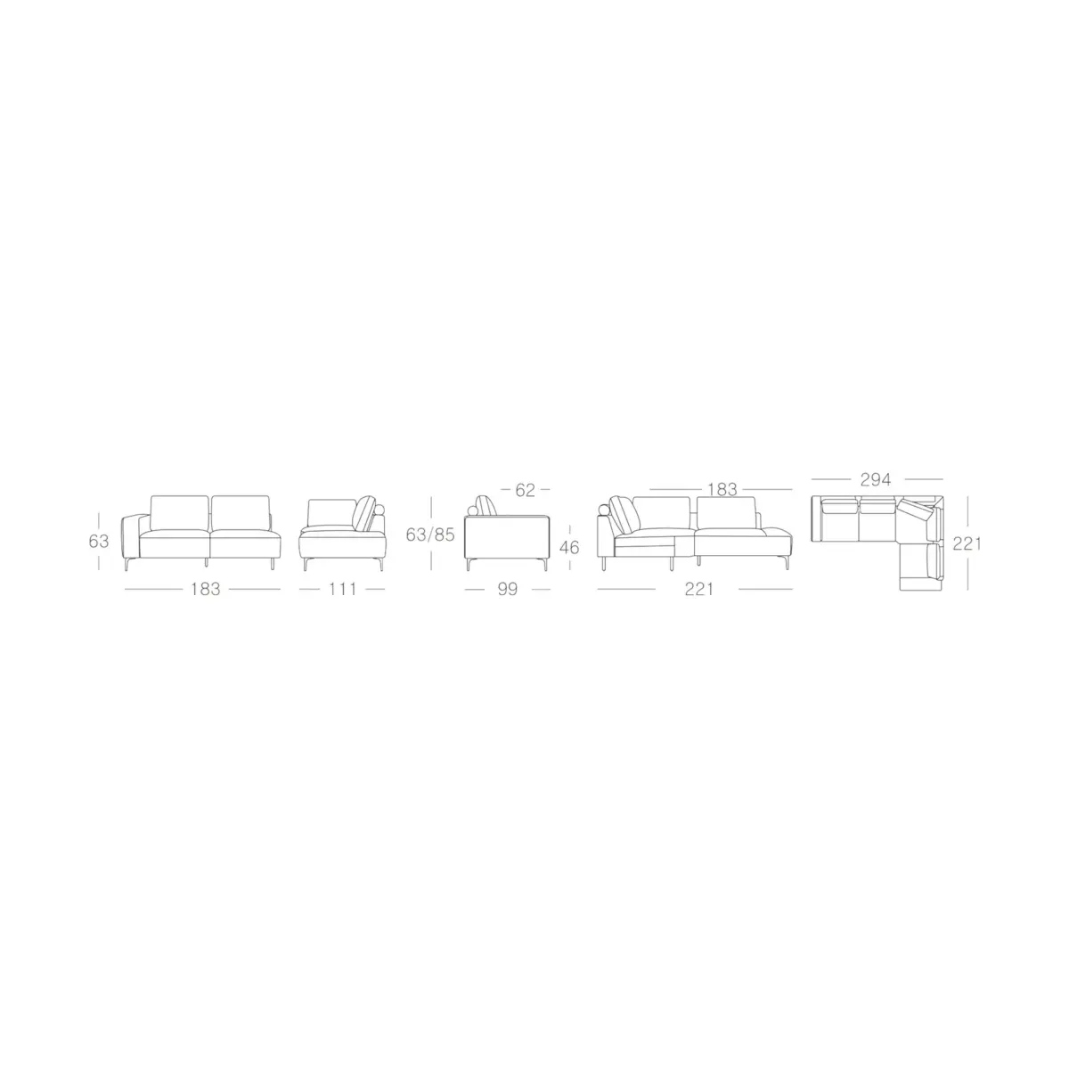 CALONIAL Corner Sofa