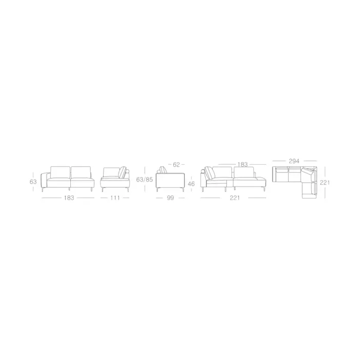 CALONIAL Corner Sofa