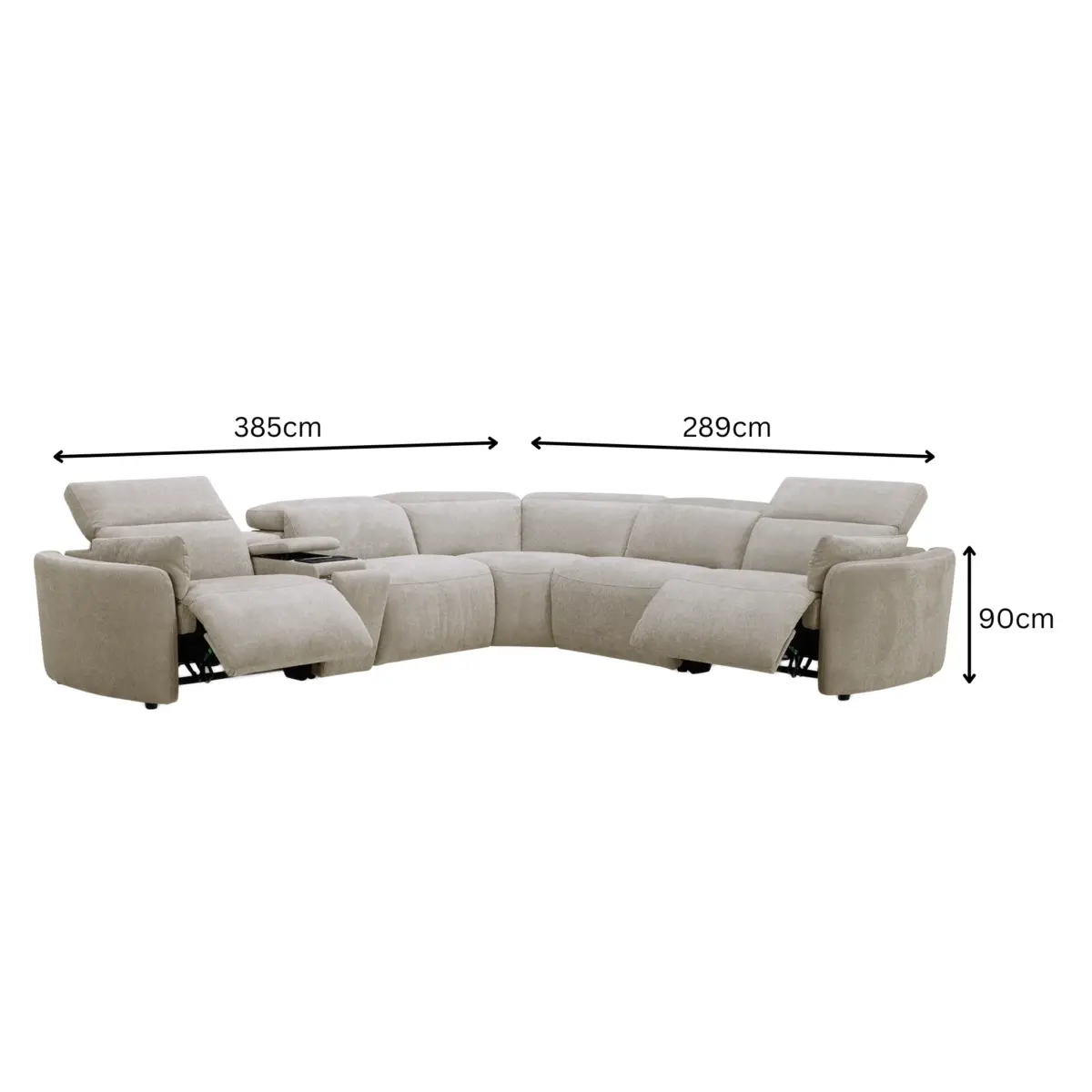 BRESCIA Recliner Corner Sofa