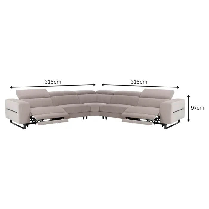 TRENTO Corner Recliner Sofa