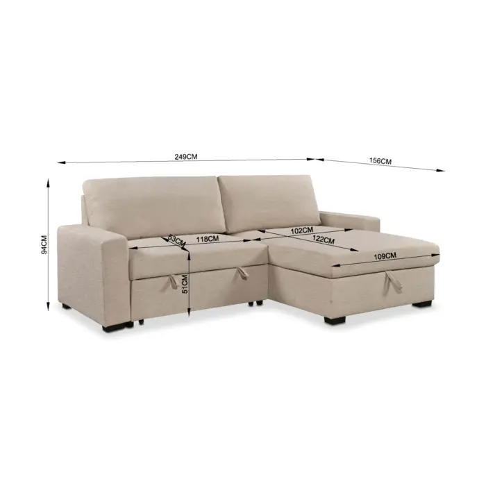MG13D15061OA-E77-04-10 FARIN Sofabed
