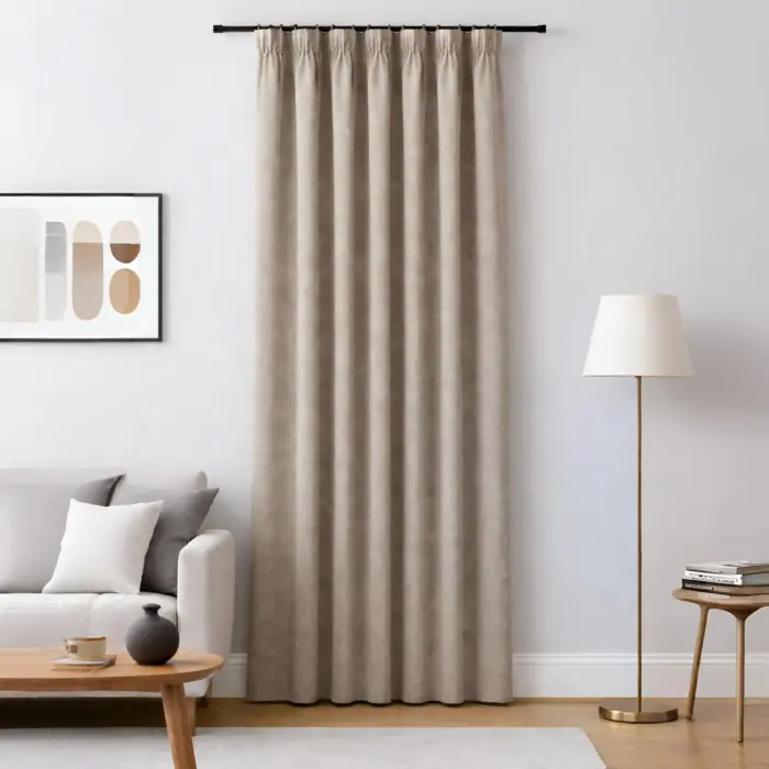 Faux Linen Voile Curtain 280 × 270 cm, Model 50076 Faux Linen Voile Curtain 280 × 270 cm, Model 50076