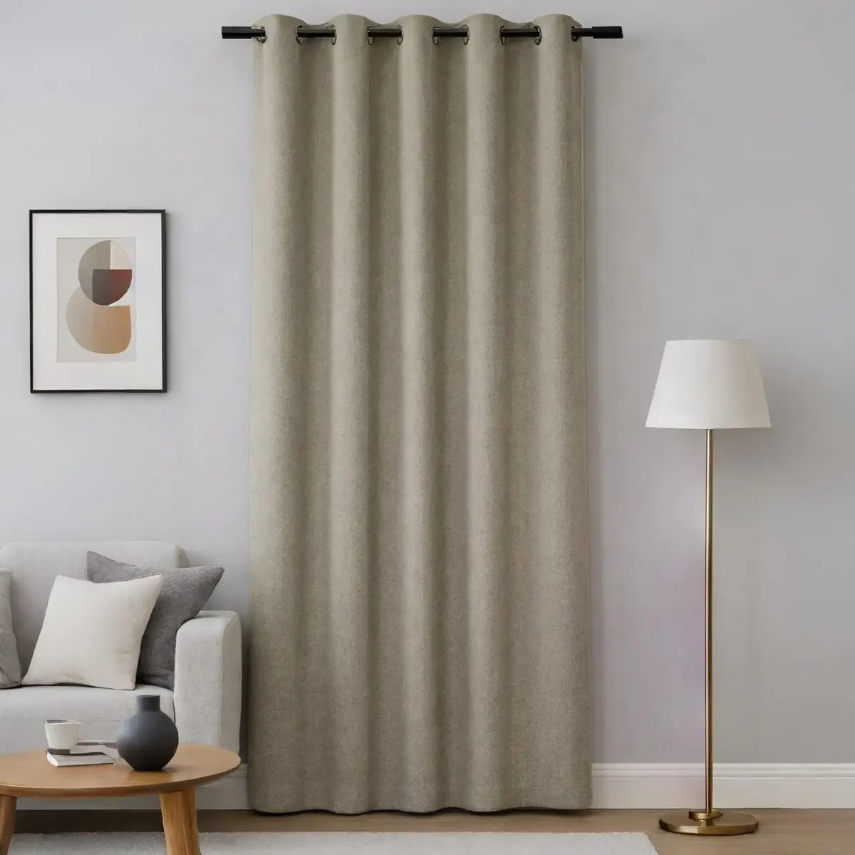 Blackout Curtain in Taupe
