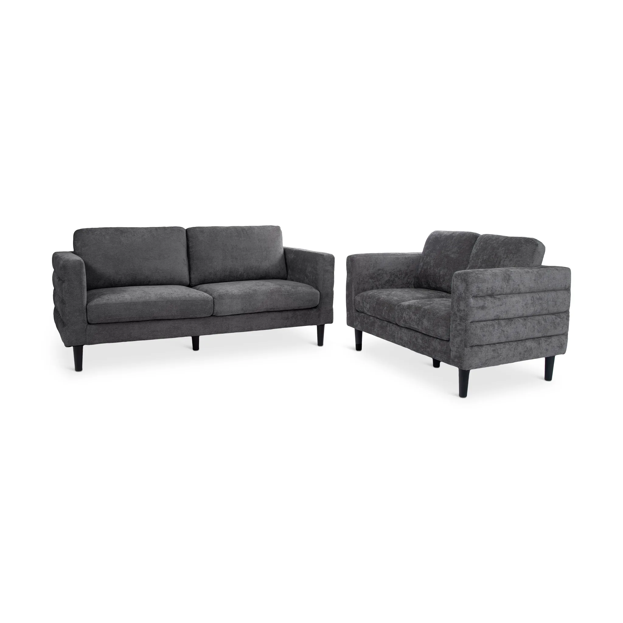 Four Day ROSETTI Sofa Set Charcoal