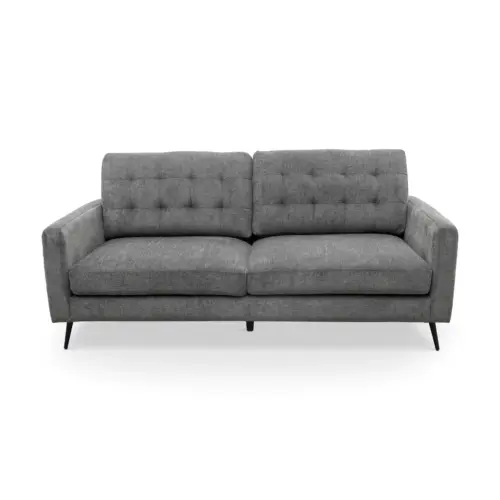 U73033-STELLA-D.GRY-1 DOOZO 3 Seater Sofa