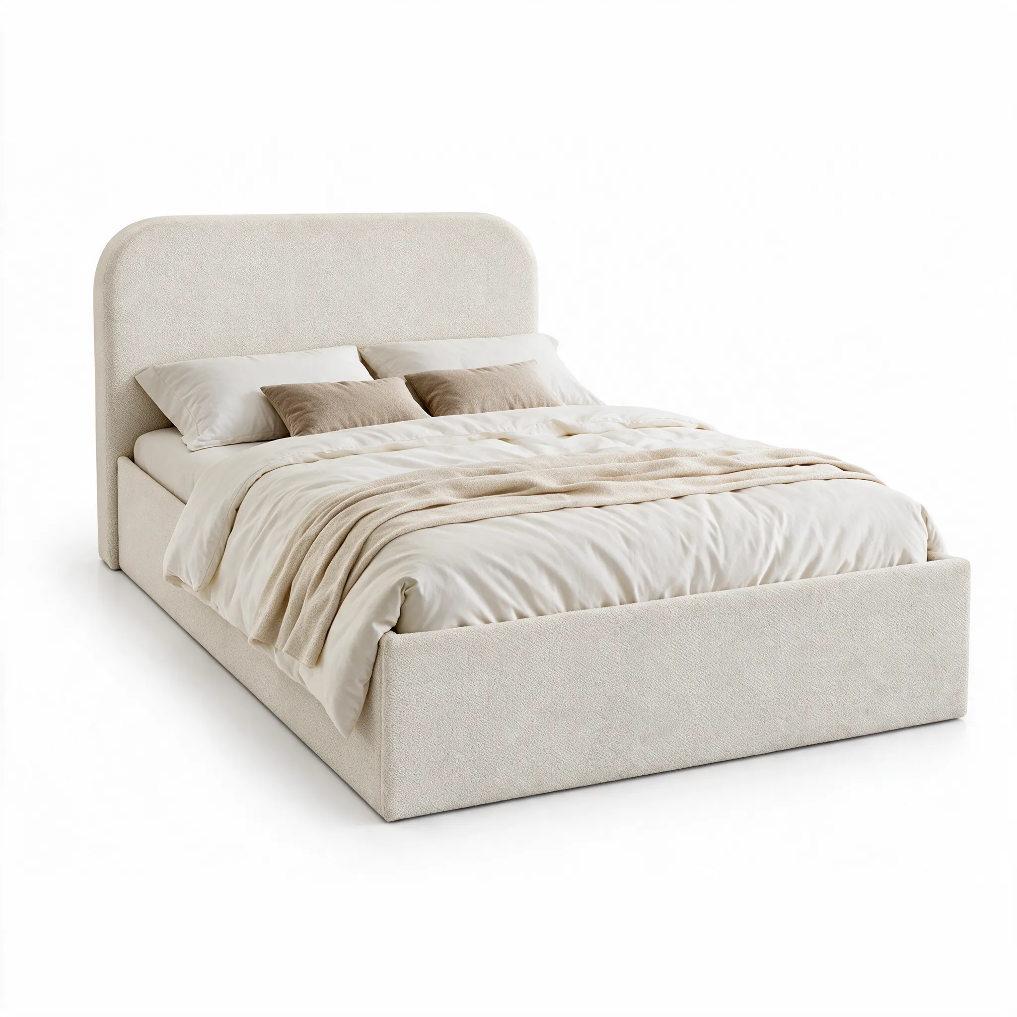 Four Day BRAY 6ft Storage Bed Beige