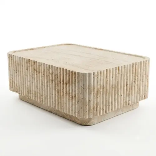 MARINA Travertine Coffee Table