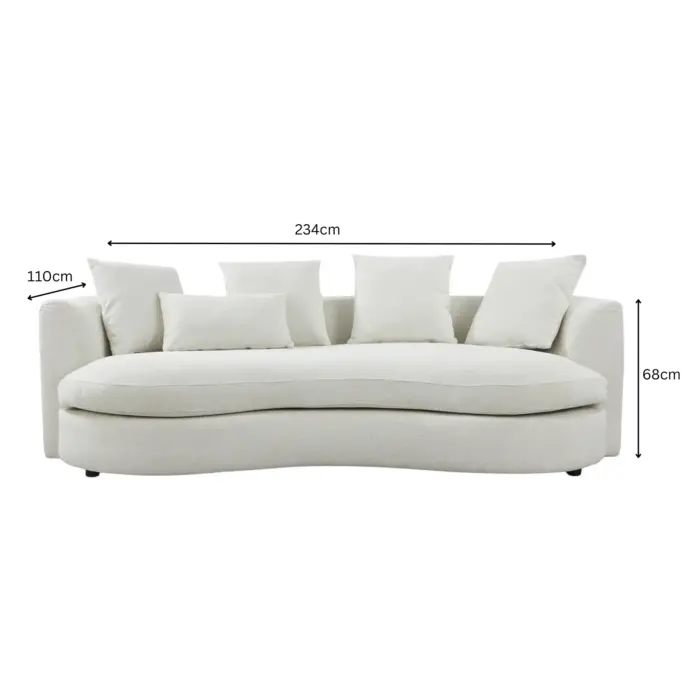 FABLY 3 Seater Sofa