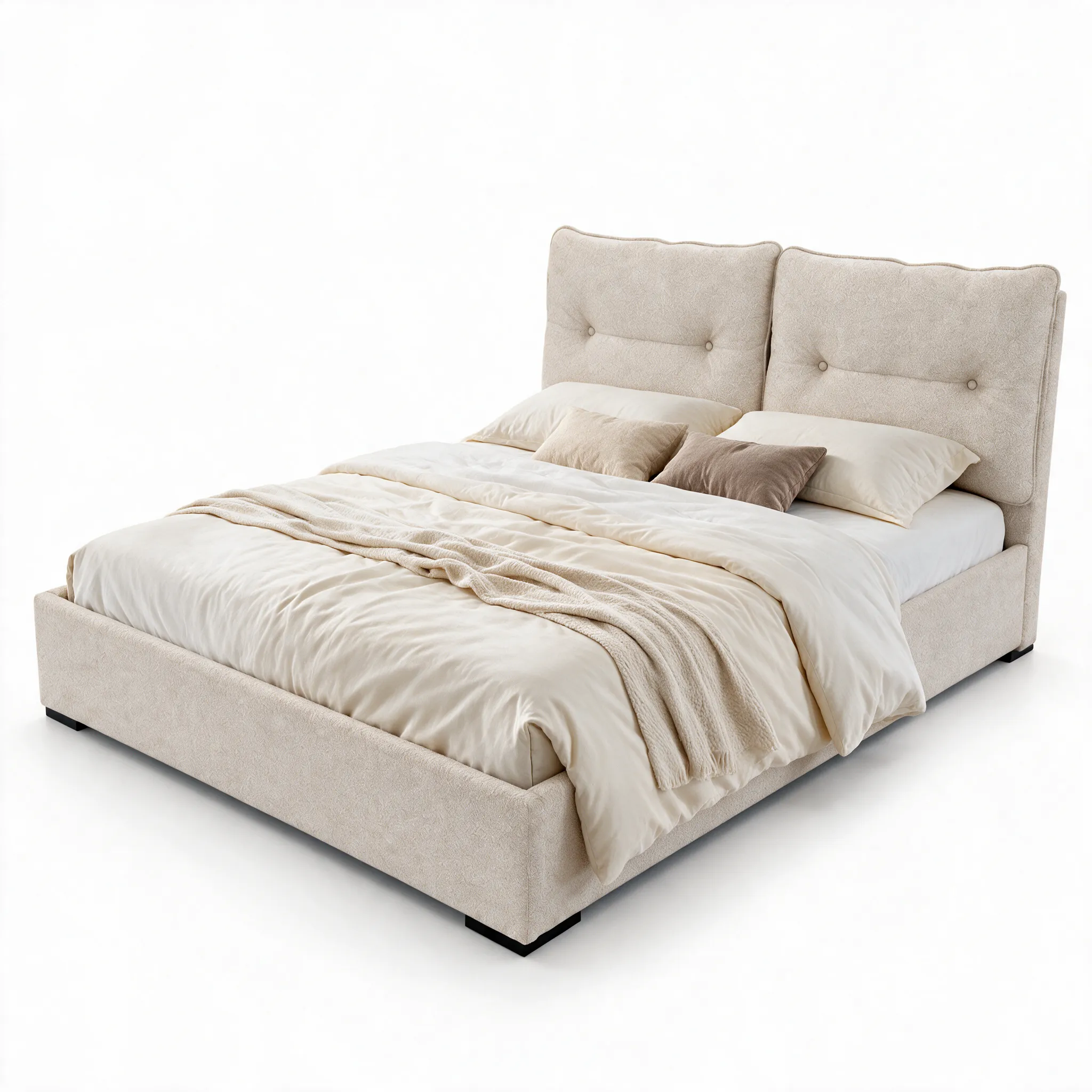 Four Day WATERFORD 5.5ft Bed Beige