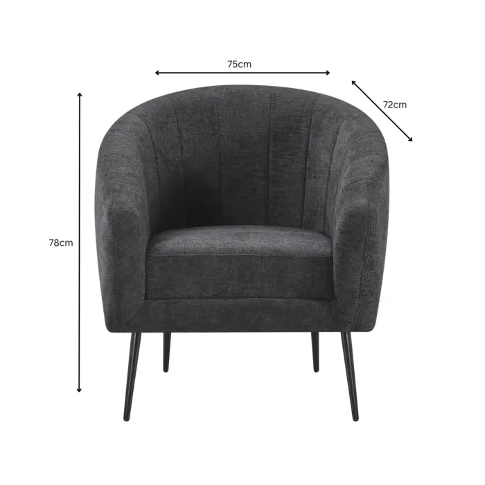 AC-2406 CD2302-29-dimensions ATENA Armchair