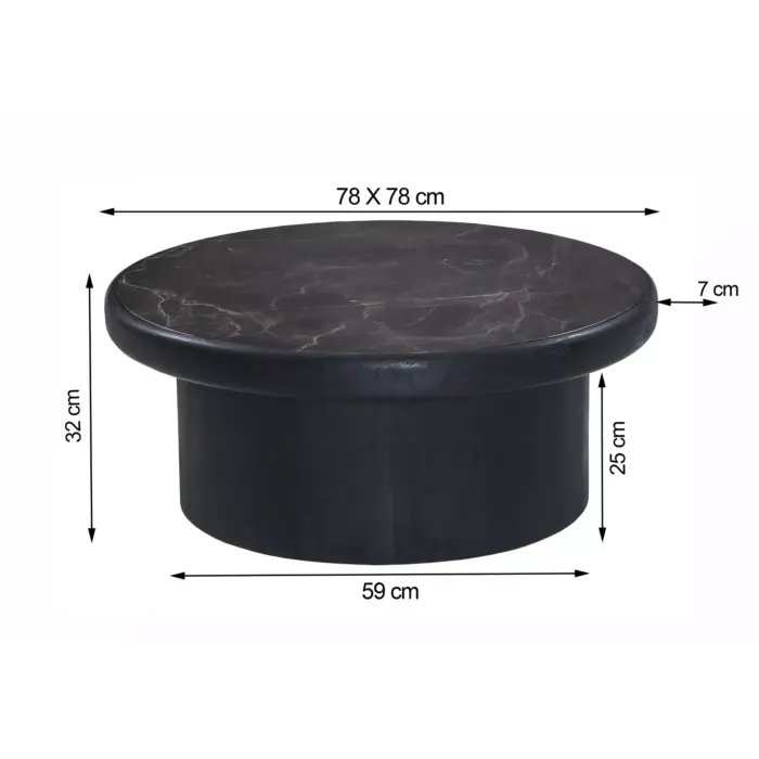 ART 83286-dimensions MARTOS Coffee Table
