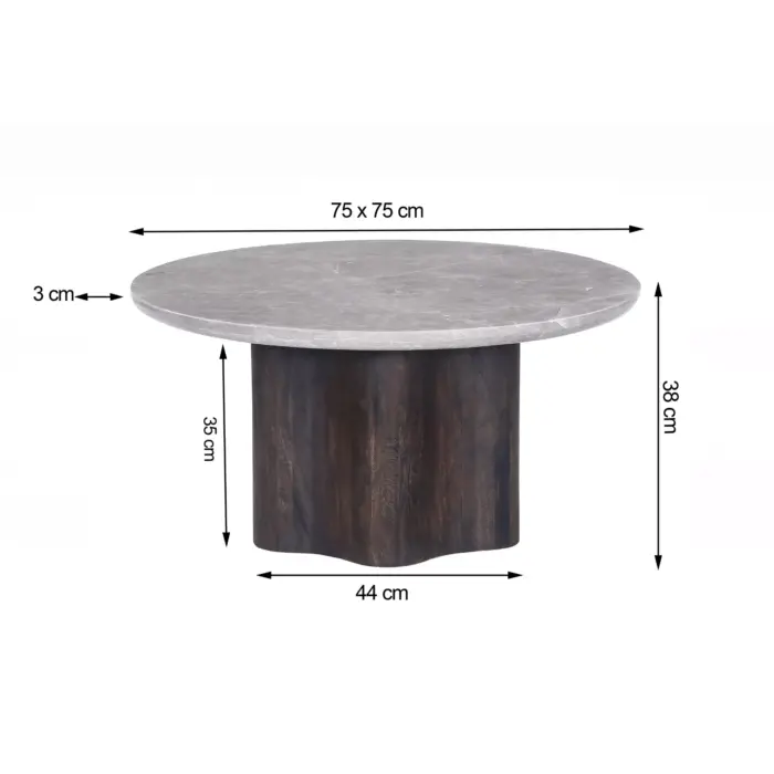 ART 83288-dimensions MONTILLA Coffee Table