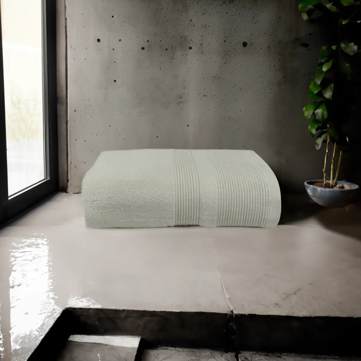 B0042 & B0051 & B0234 LUXE Super Soft 100% Cotton Face Towel 50 × 90 cm