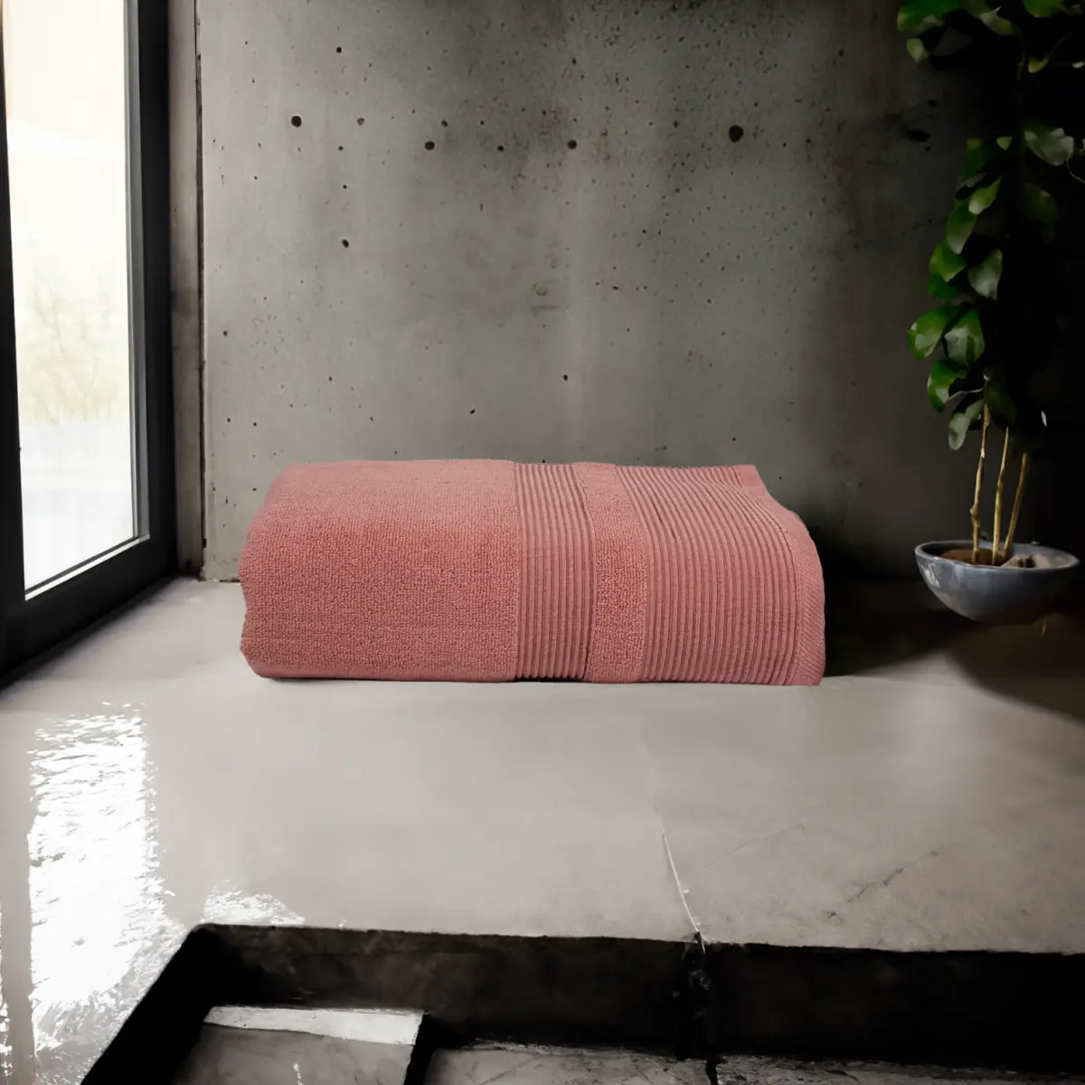 LUXE Super Soft 100% Cotton Bath Towel 90 × 140 cm