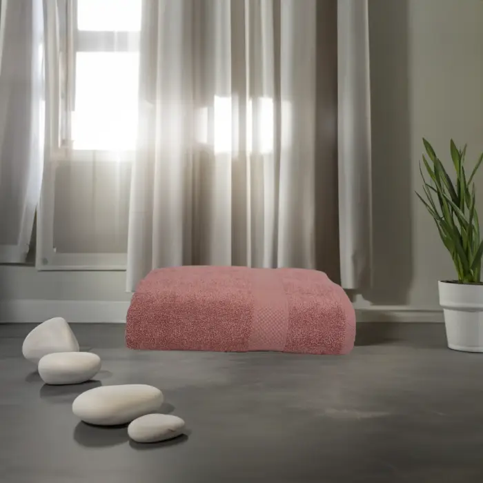 BASIC 100% Cotton Lightweight Bath Towel 90 × 140 cm