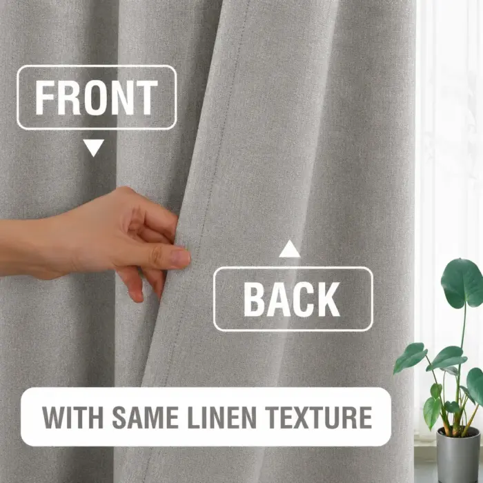 B0515 PIC 2 Blackout Eyelet Curtain 140 × 270 cm, Model 50117