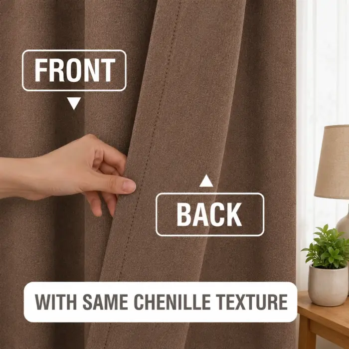 Blackout Eyelet Curtain 140x270 cm, Model 70060 Blackout Eyelet Curtain 140x270 cm, Model 70060