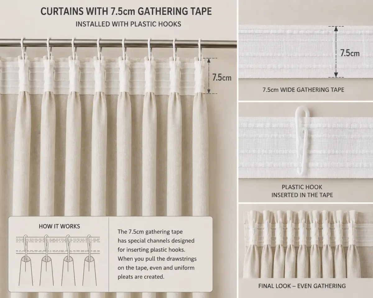 Jacquard Voile Curtain 280 × 270 cm, Model 53058