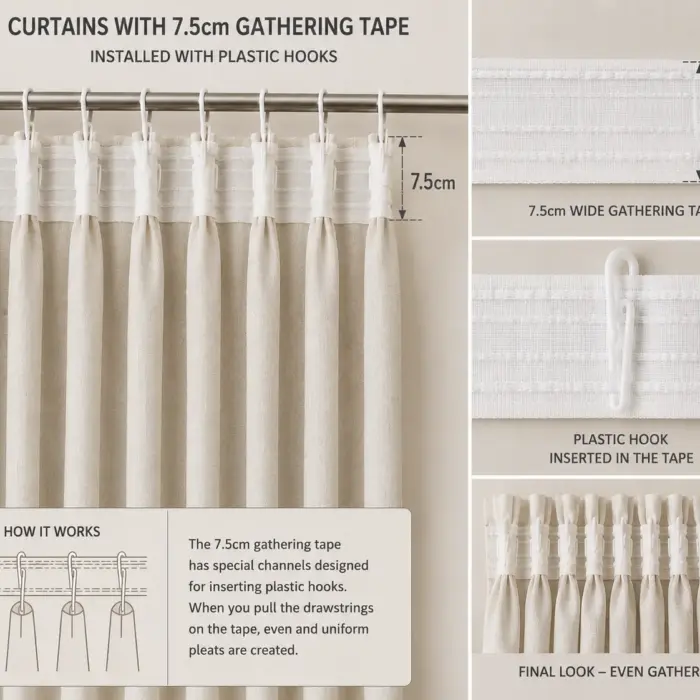 Jacquard Voile Curtain 280 × 270 cm, Model 53058