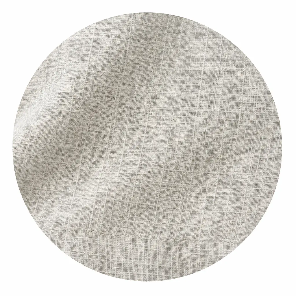 Faux Linen Voile Curtain 280 × 270 cm, Model 50076 Faux Linen Voile Curtain 280 × 270 cm, Model 50076