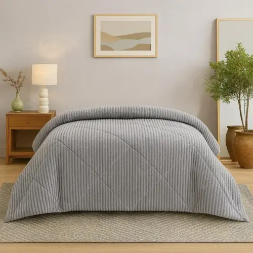 BLANKET QUILT GREY
