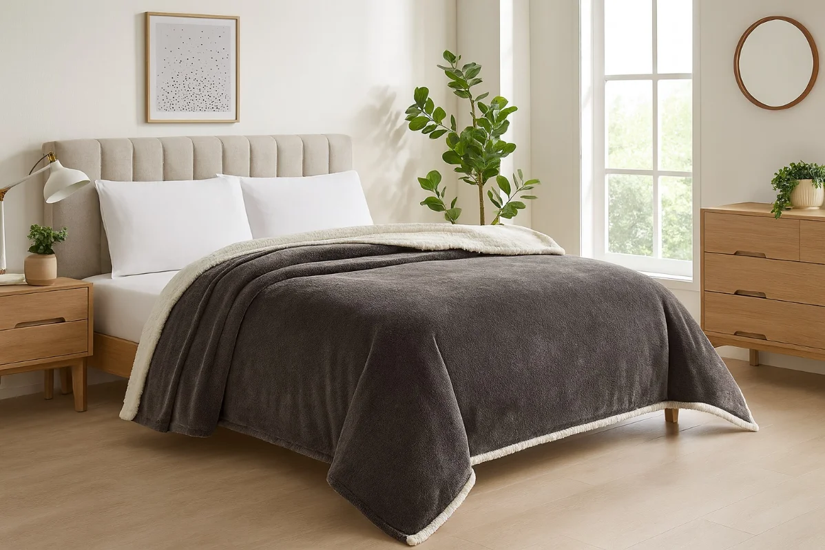 SHERPA COMFORTER 220X240 GREY