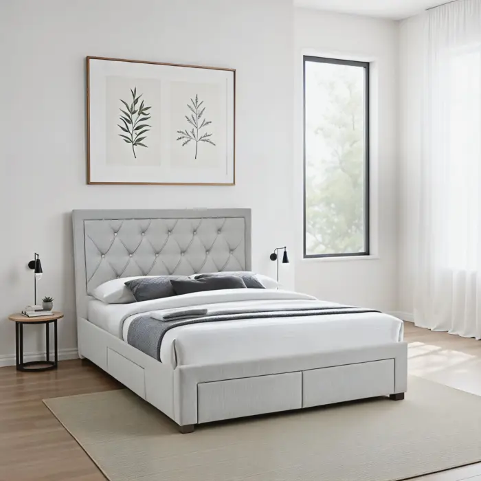 CF8622-D 5FT 0021-1 FABRLUX Storage Bed 6Ft