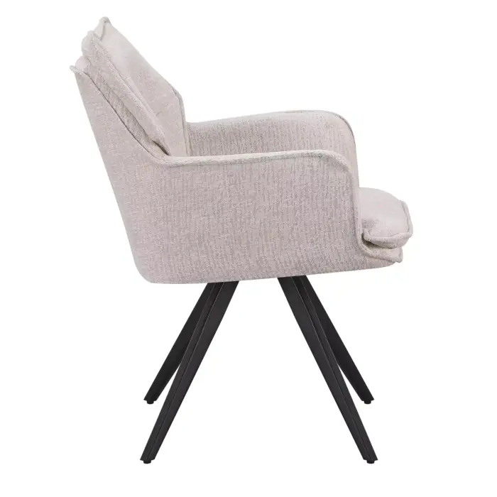 DC-2180 TRESSOR27 (1)-white CARILO Swivel Dining Chair