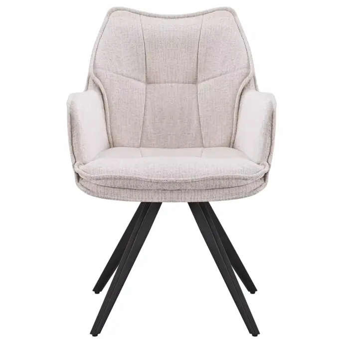 DC-2180 TRESSOR27 (3)-white CARILO Swivel Dining Chair