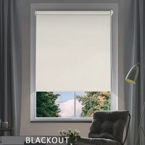 Total Blackout Roller Blind 160X240 IVORY