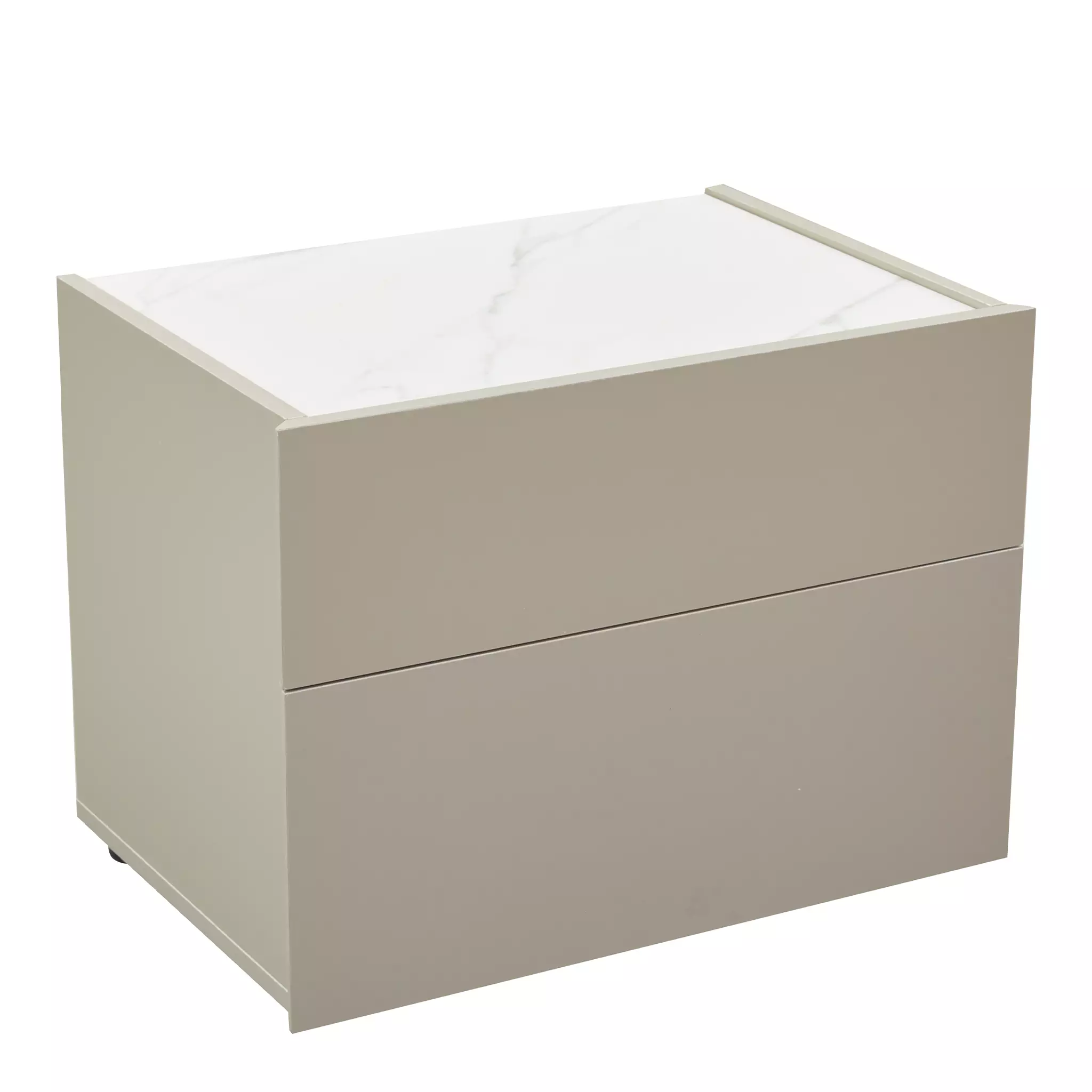 Four Day TOULOUSE Night Stand marble White